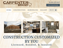 Tablet Screenshot of carpenterbrand.com